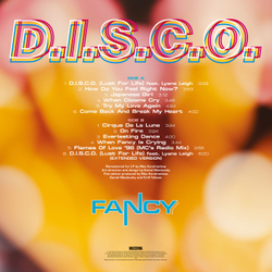 LP: Fancy — «D.I.S.C.O.» (1999/2025) [Limited Orange Vinyl]