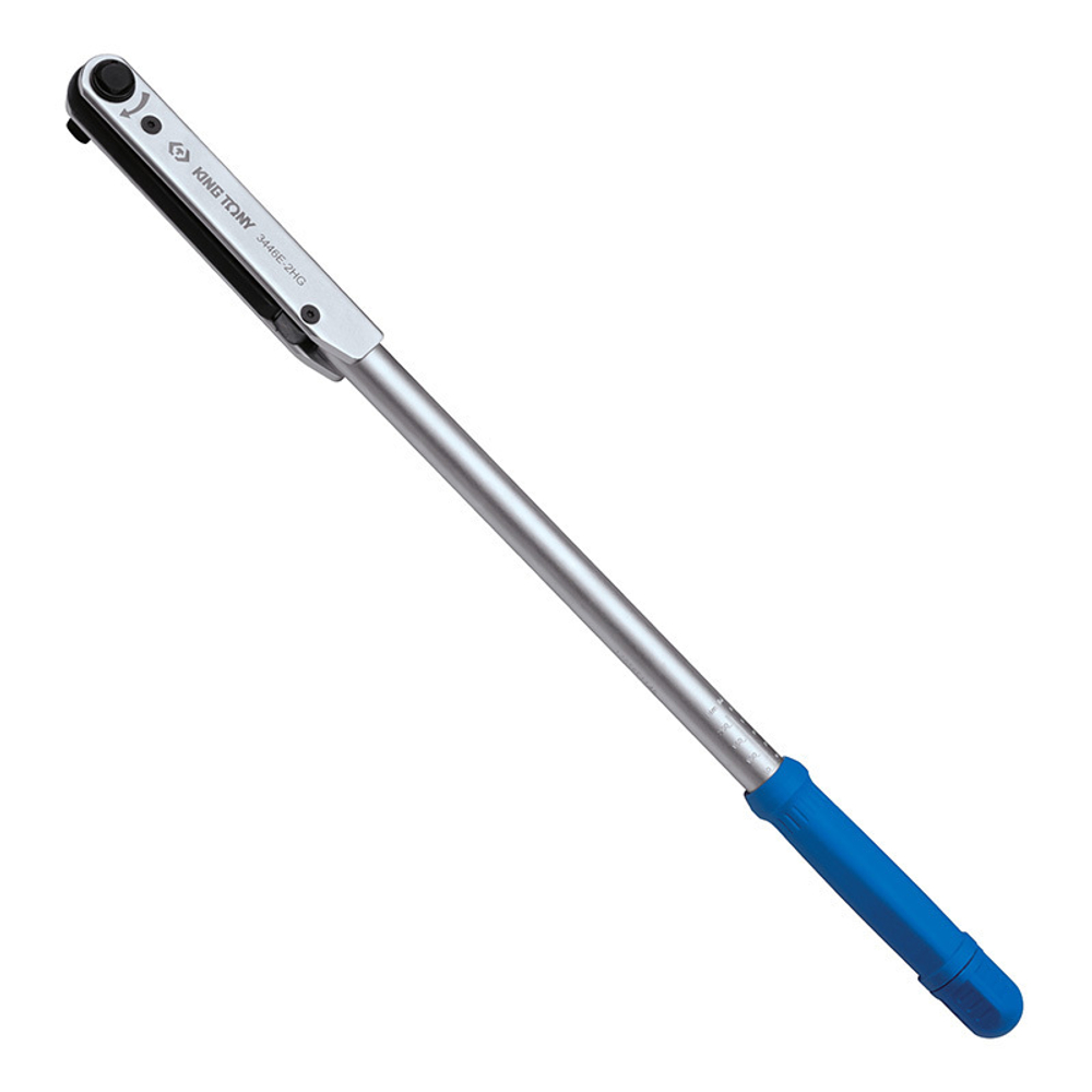 KING TONY (3446E-2HG) Динамометрический ключ серии "INDUSTRIAL", 1/2", 50-225 Нм, для левой и правой резьбы, кейс