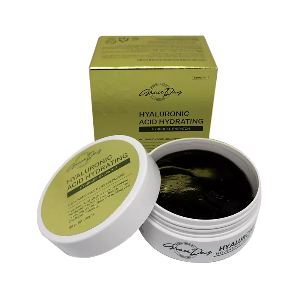 Патчи с гиалуроновой кислотой Grace Day Hyaluronic Acid Hydrating Hydrogel Eyepatch, 60 шт