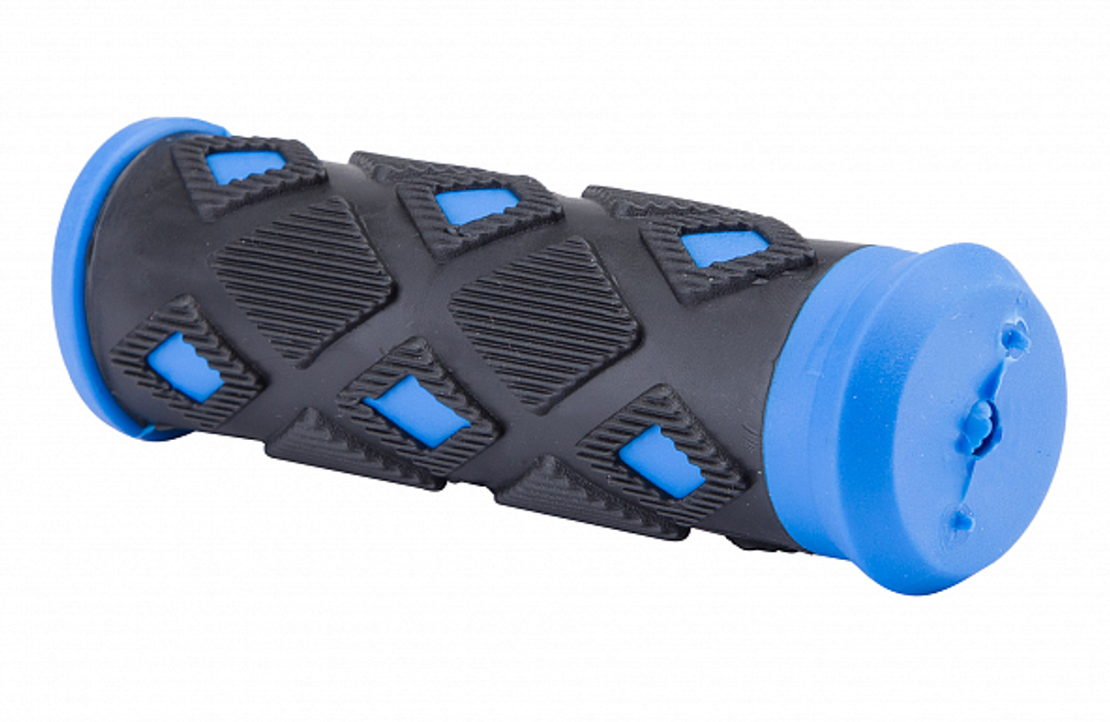 Грипсы 95мм TEN-008 чёрно-синие