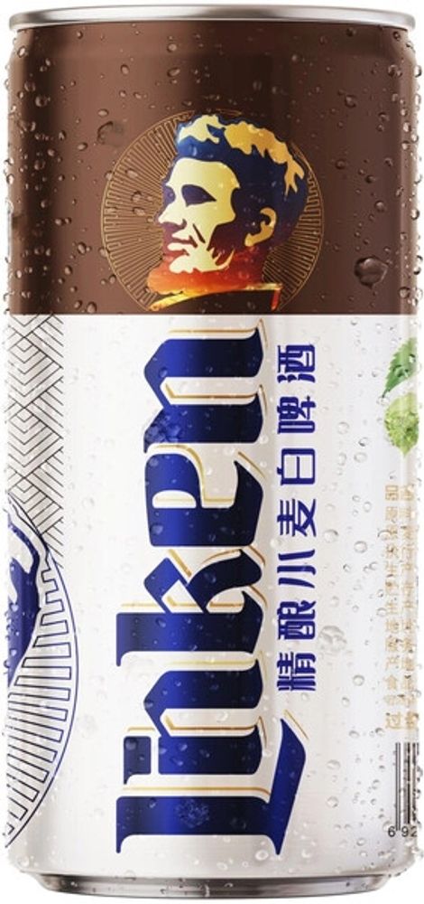 Пиво Линкен Вит Лагер / Linken Wheat Lager 1л - банка