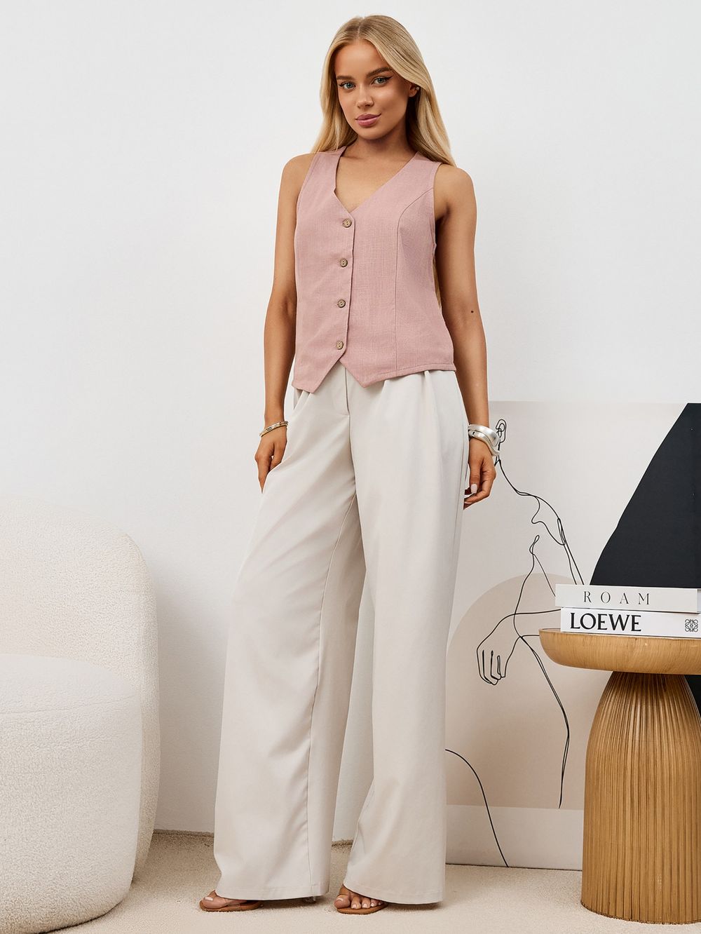 Жилет Аманти-1 Виотекс ПУДРОВЫЙ