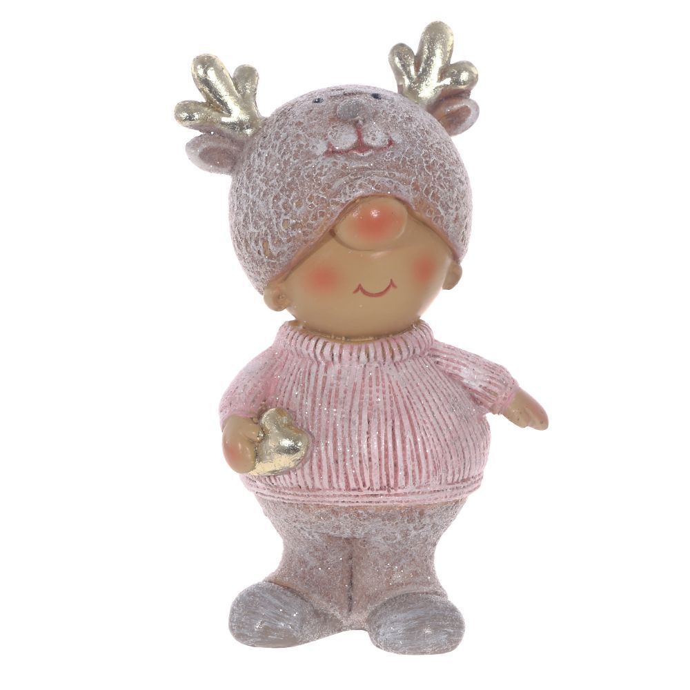 GAEM Фигурка декоративная "Мальчик/Девочка", L6,5 W5 H11,5 см, 2в.