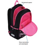 Рюкзак Berlingo Boom Black-pink style 38,5х29х12см, 630 гр., 2отд. 3карм, с эргономичной спинкой