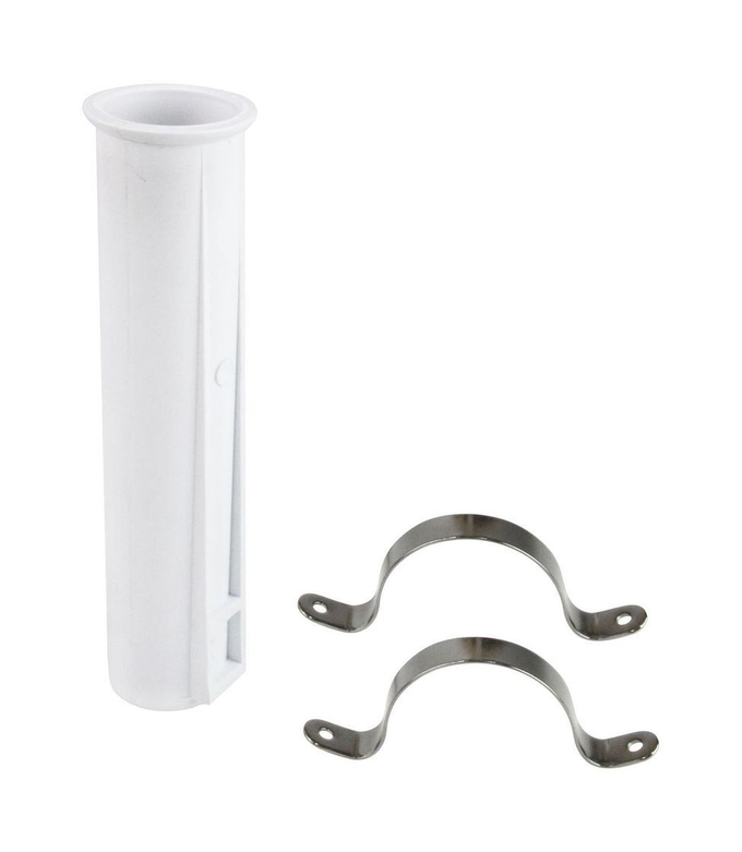 Держатель спиннинга белый с кронштейнами в комплекте