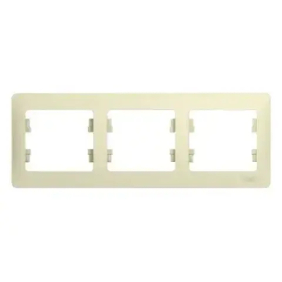 GLOSSA 3-постовая РАМКА, горизонтальная, БЕЖЕВЫЙ