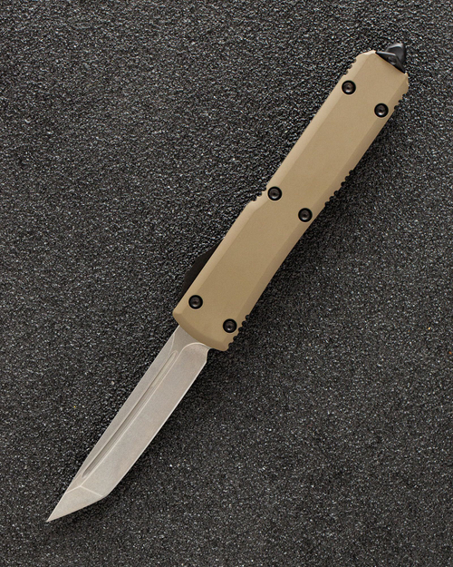 Автоматический складной нож SteelBro Ultratech T/E Tanto Cerakote Magpul FDE VG-10 123-10FDECS (коричневый)