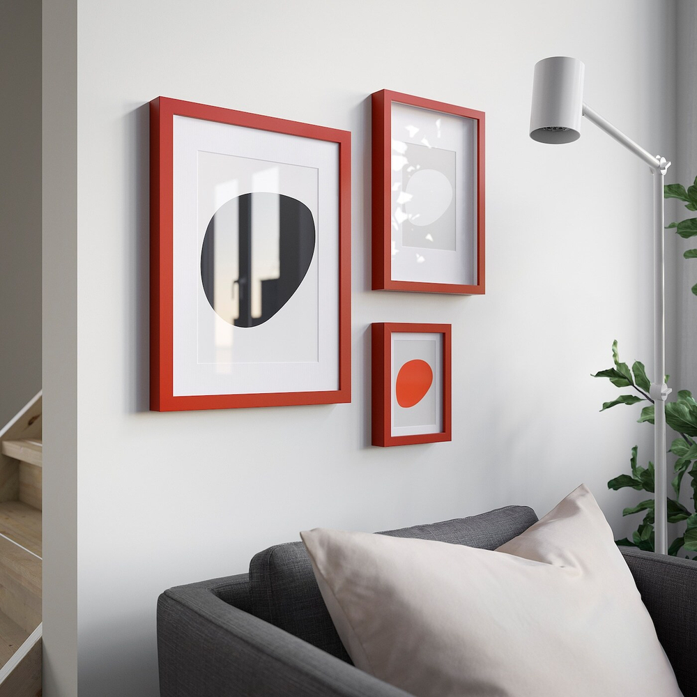 IKEA RÖDALM  (ИКЕА РÖДАЛМ)  -  Рамка, красная, 10x15 см