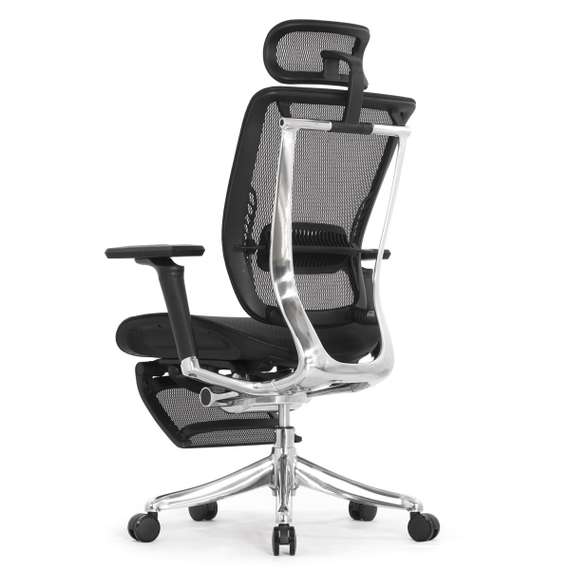 Кресло EXPERT 2 SPRING RSPM 01 (сидение MAX с поднож, подлокотн 6D(360), сетка чёрн/каркас чёрн)