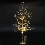 Дерево декоративное «Волшебная ночь» 50 cм, (с подсветкой на батарейках 2хАА), Жемчуг