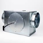 Вентилятор  ВКП-150К канальный в прямоугольном корпусе для круглых воздуховодов 600 м3/час