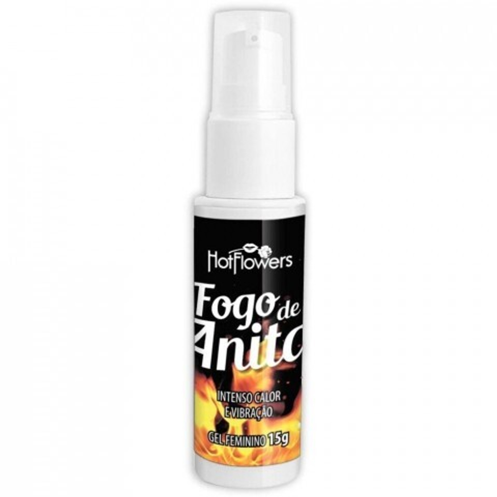 Стимулирующий гель FOGO DE ANITA для женского оргазма с согревающим и вибрирующим действием (15 гр.)