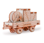 Деревянный конструктор UNIWOOD Набор "Поезд"