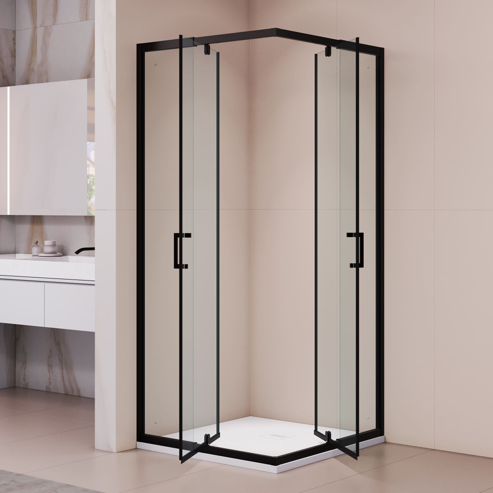 Душевой уголок RGW PA-038B (Прозрачное, 900x900)