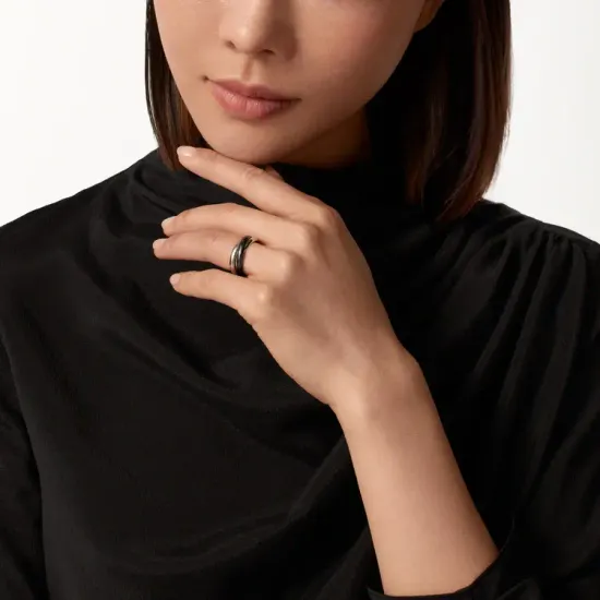 Кольцо Cartier Trinity, ceramic, classic model