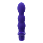 Синий анальный вибратор 15см с загнутой головкой ToyFa ToDo Adore 358005