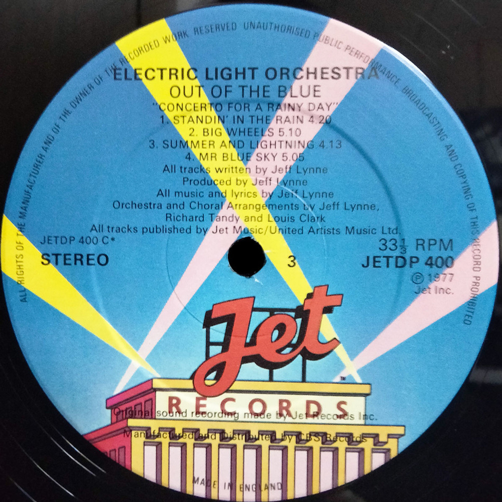 Electric Light Orchestra / Out Of The Blue (2LP)