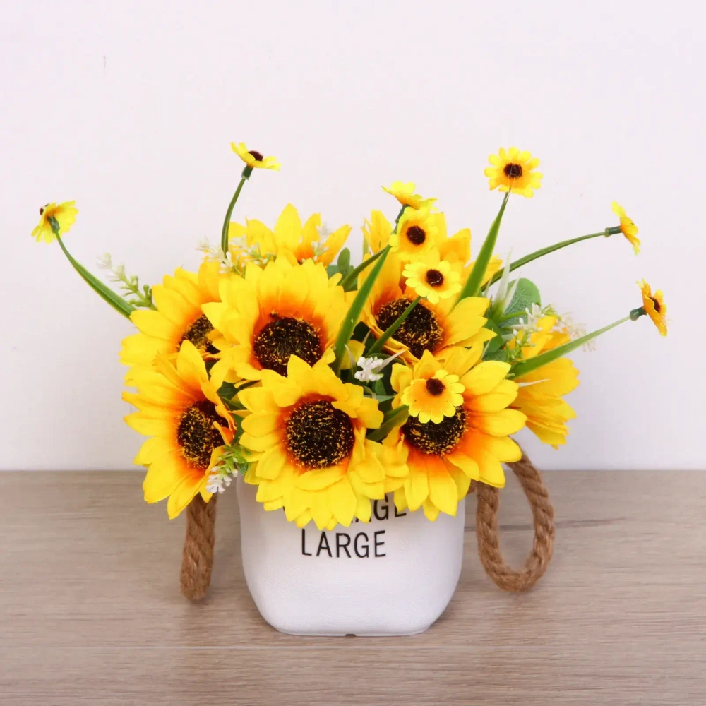 Цветочная композиция «Мечта» 10*20см Подсолнухи
