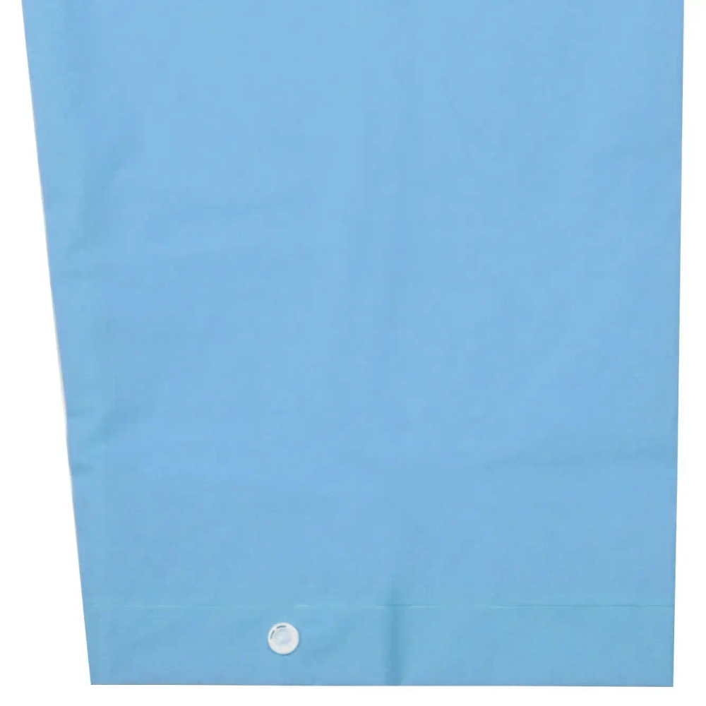 Дождевик-плащ 110 Мкрн 115*65см «Macarons» с капюшоном и завязками, на кнопках, голубой ДоброСад