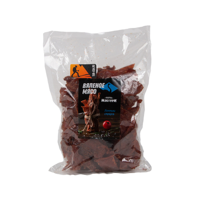 Вяленое мясо Страус Ранчо Мяссури Гурмэ, 500 гр