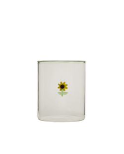 Zara Home стакан из боросиликатного стекла, цвет жёлтый, 9.5 см
