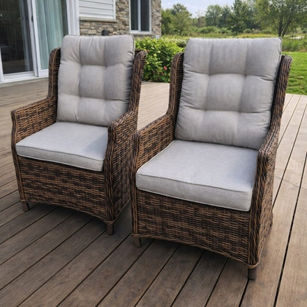 Кресло ROYAL FAMILY NICOLE коричневое