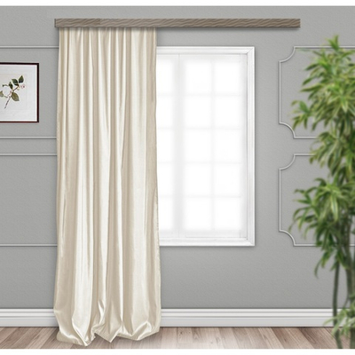 Штора портьерная Бамбук 135х260 см 1 шт.,жаккард, пэ 100% (молочный)