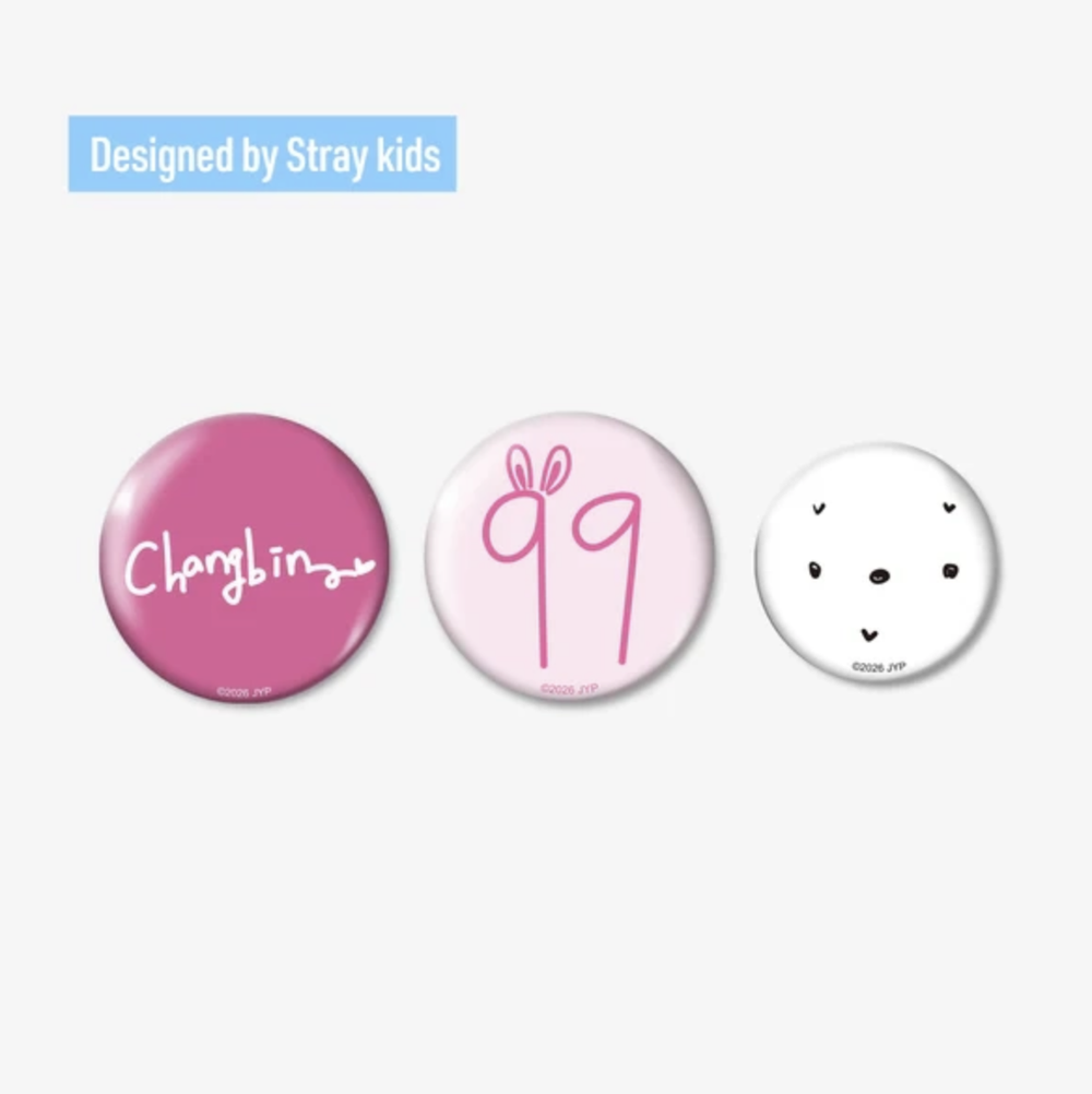 Мерч Stray Kids - [RUN IT JAPAN] BADGE SET (значки)