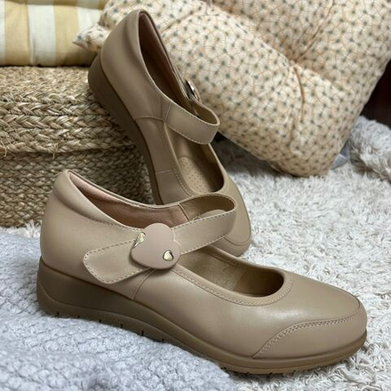 Женские классические туфли Ortosalon 169-18 априкот.