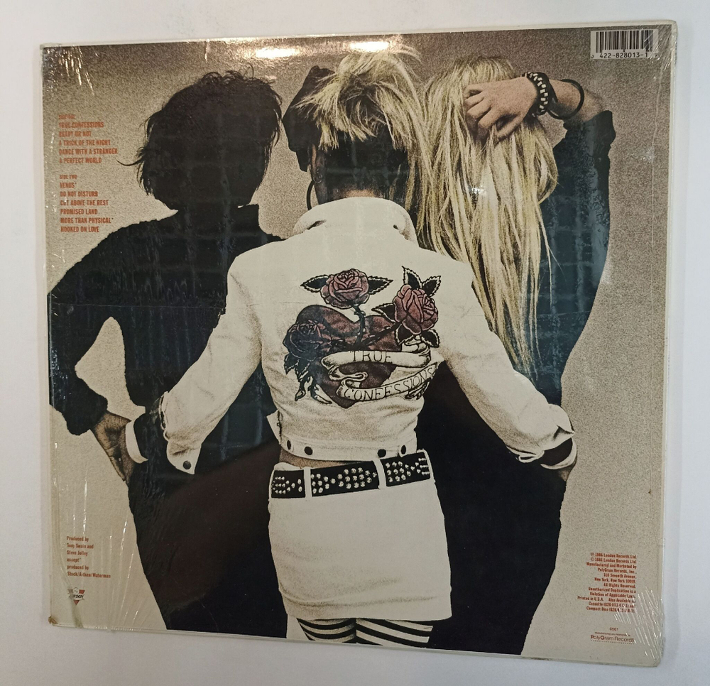 Винтажная виниловая пластинка LP Bananarama True Confessions (USA 1986)