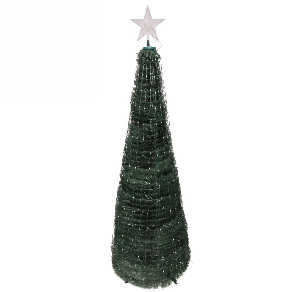 Гирлянда для дома «Звезда» в1,8 м 16 линий 272 лампы LED, зелен. пров, более 8 реж,IP-20, RGB