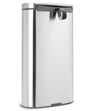 Brabantia FlatBack+ Ведро для мусора с педалью, с защитой от отпечатков пальцев, 30л