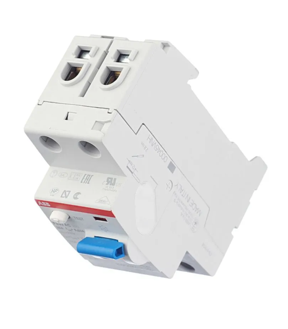 Устройство защитного отключения ABB F202 УЗО 63A 30 mA 2P тип AC 10 kA