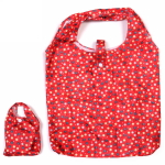 Сумка хозяйственная 36,5х50см горошек красный 1286-3