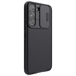 Чехол усиленный для смартфона Samsung Galaxy S22 от Nillkin, серия CamShield Pro Case, с сдвижной крышкой для камеры