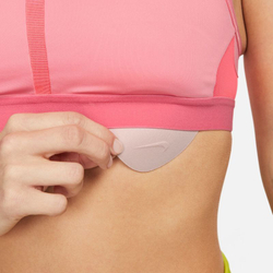ТОП теннисный Nike Indy Bra V-Neck - coral chalk/hot punch/sea coral/white