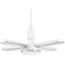 Фитолампа для растений светодиодная ЭРА GREEN LINE ФИТО-65W-PFR-E27-GR 5-ти лепестковая полного спектра 65 Вт Е27