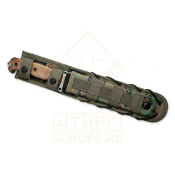 Нож Kizlyar Supreme Survivalist-X AUS-8 дерево, Wood/Stonewash