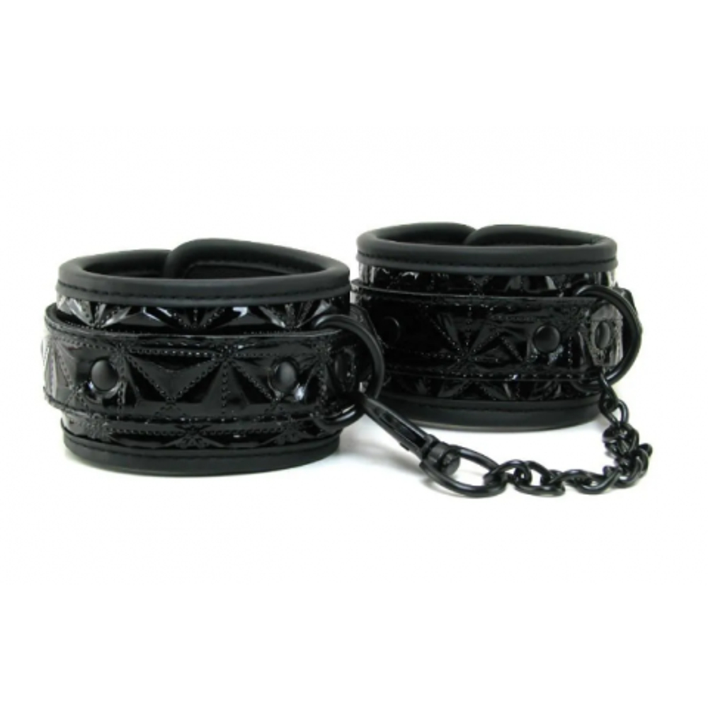 Наручники на цепочке Luxury fetish черные