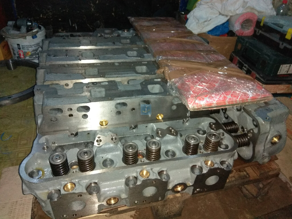 Головка блока цилиндров в сб. с клапанами (С.О) 236-1003010-Е