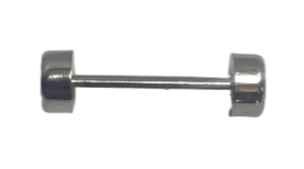Ручкодержатель гантелька 50мм (d-8мм), никель