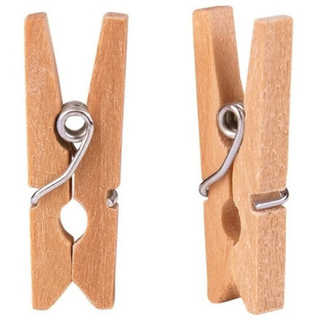 Прищепки дер.декоративные КРАФТ 2,5см 1/50 шт.