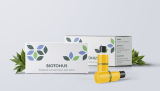 Набор Жидкий концентрат для ванн BIOTONUS Женьшень 300 мл (10 флаконов по 30 мл в коробке)