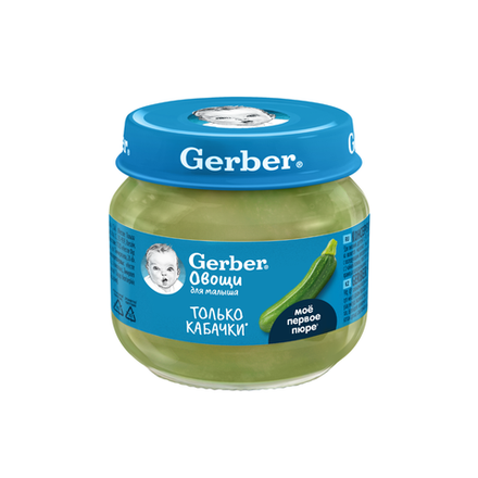 Детcкое пюре Gerber Кабачок 80 гр
