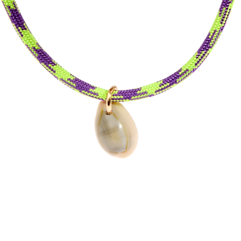 Анклет Ракушка в Узелке – Светло-зеленый