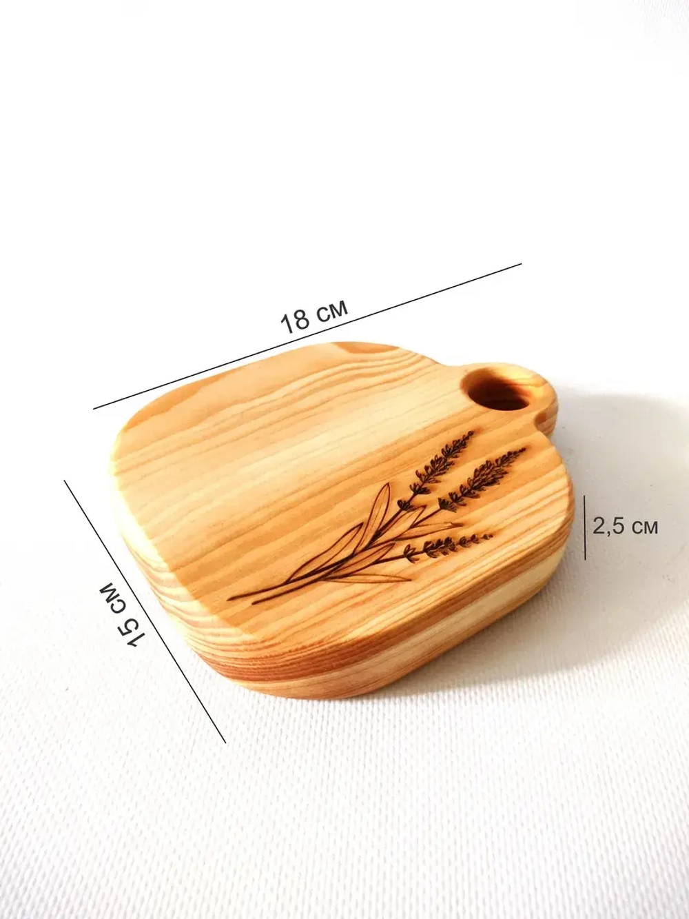 Набор досок разделочных из дерева сервировочных 5 шт.