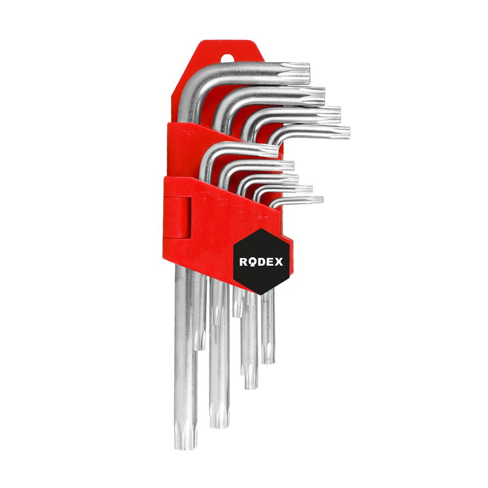 НАБОР КЛЮЧ ШЕСТИГР.ТОРЦ. RODEX T10-T50 9ШТ RHT0501110009