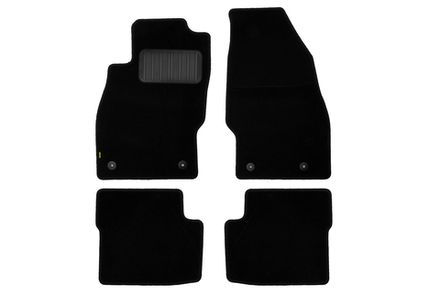 Коврики в салон Klever Standard OPEL Corsa D 3D, 5D 2006-&gt;, хб., 4 шт. (текстиль)