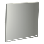 Клавиша для выключателя/переключателя одноклавишного с подсветкой, S70 (сталь)