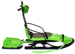 Санки KHW Snow Comfort 20314 Green/Салатовый (тормоз, спинка, прицеп)